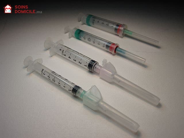 types d’injections à Casablanca à domicile